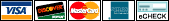 Credit Card and E-Checks Accepted - PayPal Account Not Required