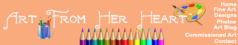 Good Heart Writing Header Image with Navigation