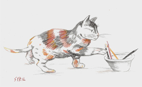 Calico Kitten by Sybil A. Bissell